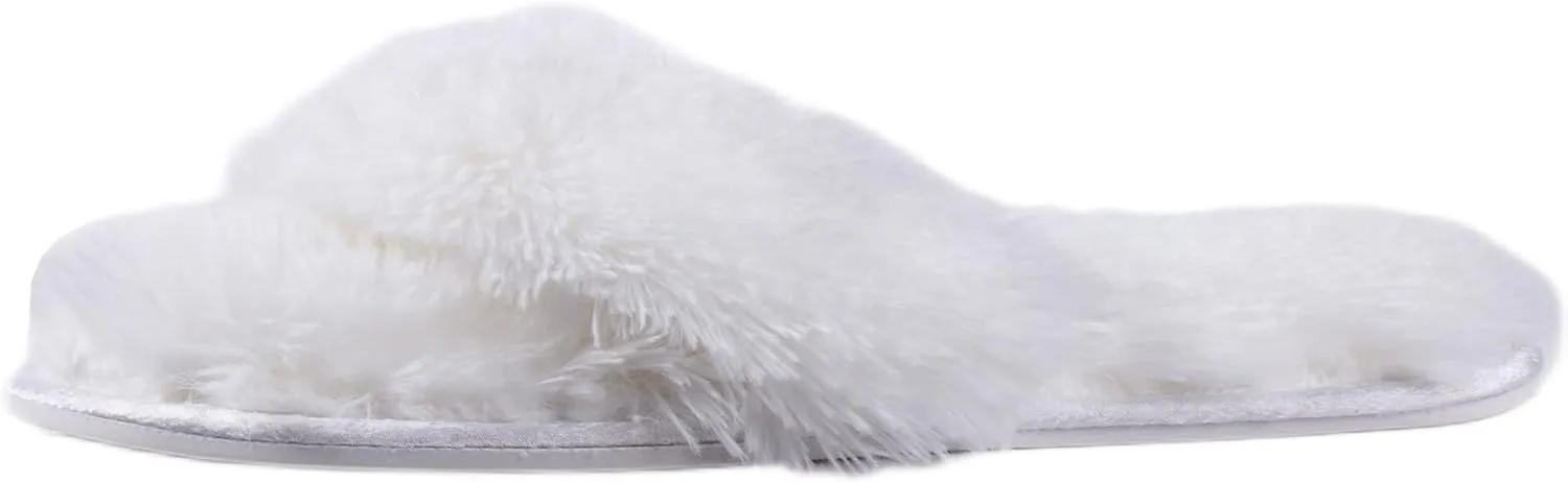 Home Slipper Women's Warm Cute Long Fleece Plush Indoor House SPA Slippers Clogs