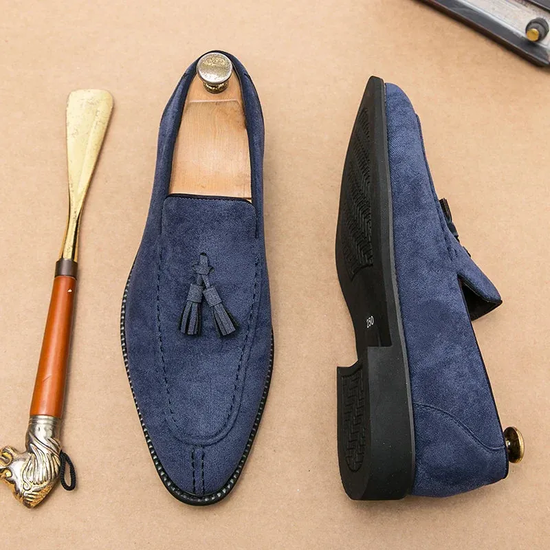 Hush puppies suede loafers
