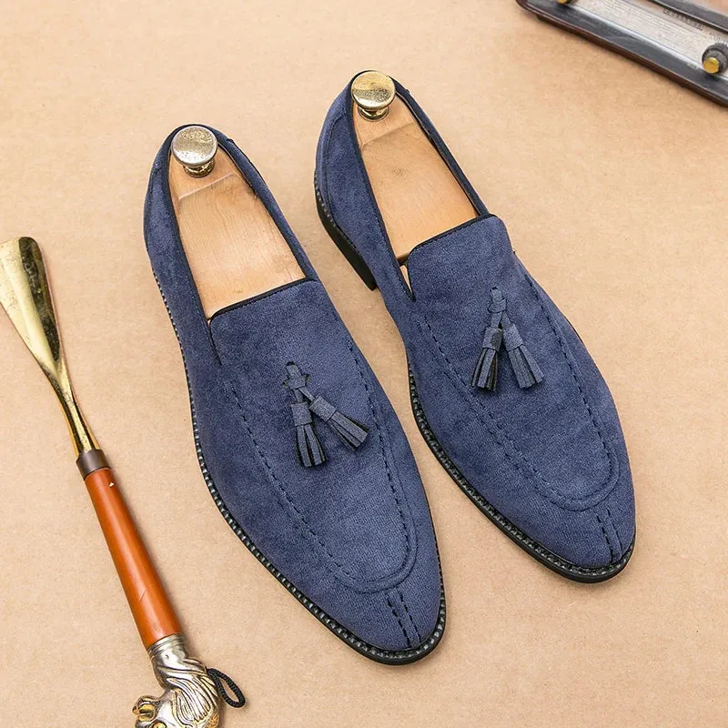 Hush puppies suede loafers