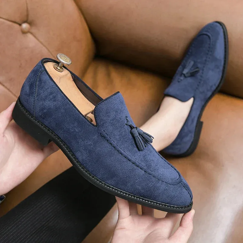 Hush puppies suede loafers