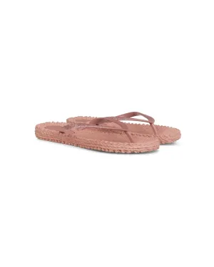 Ilse Jacobsen Cheerful Flip Flop with Glitter - Misty Rose