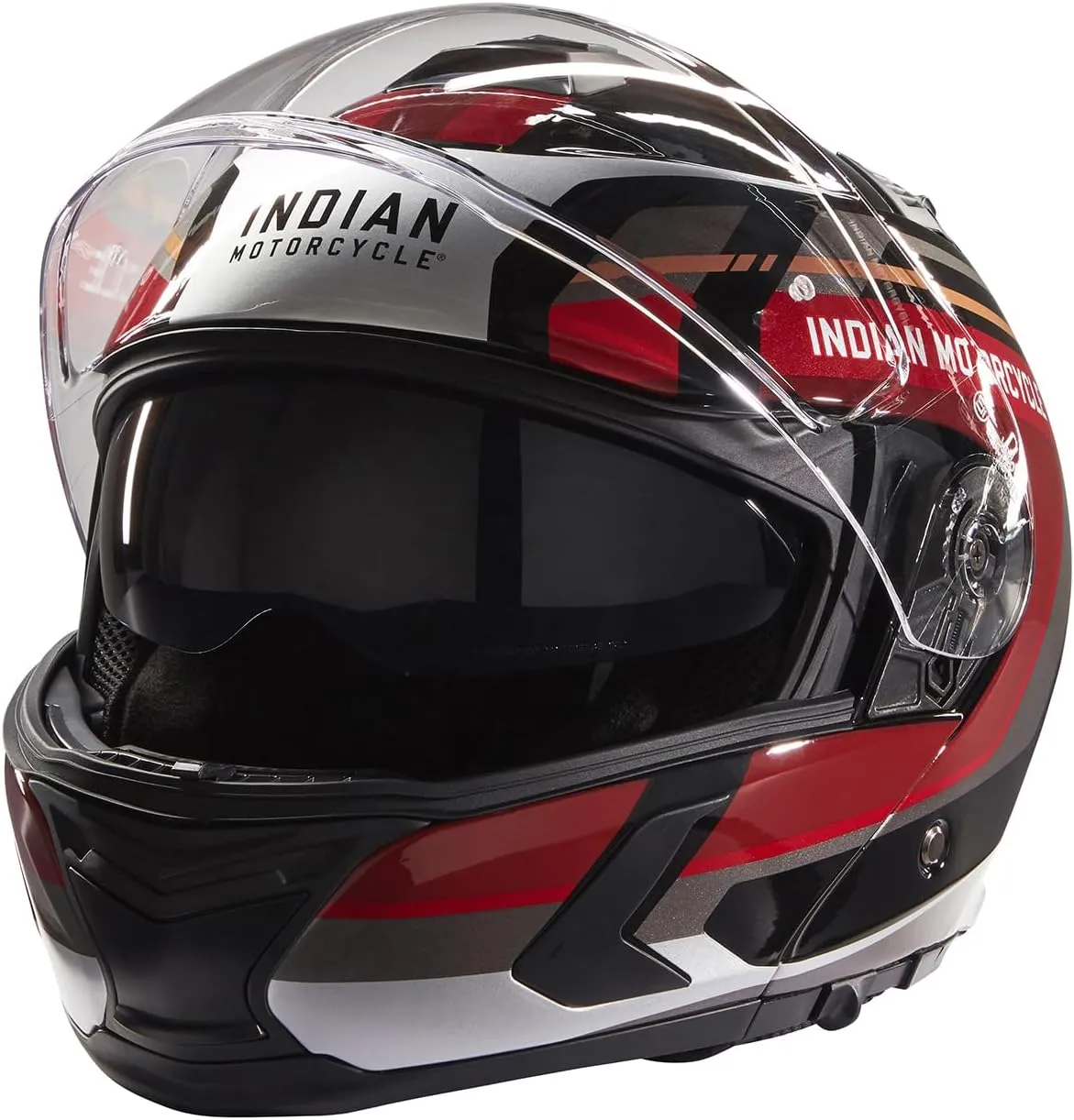 Indian Motorcycle Modular Freeway Helmet, Multicolor, Bluetooth Compatible, Flip-up Shield, Anti-Scratch, Anti-Fog - 2864650