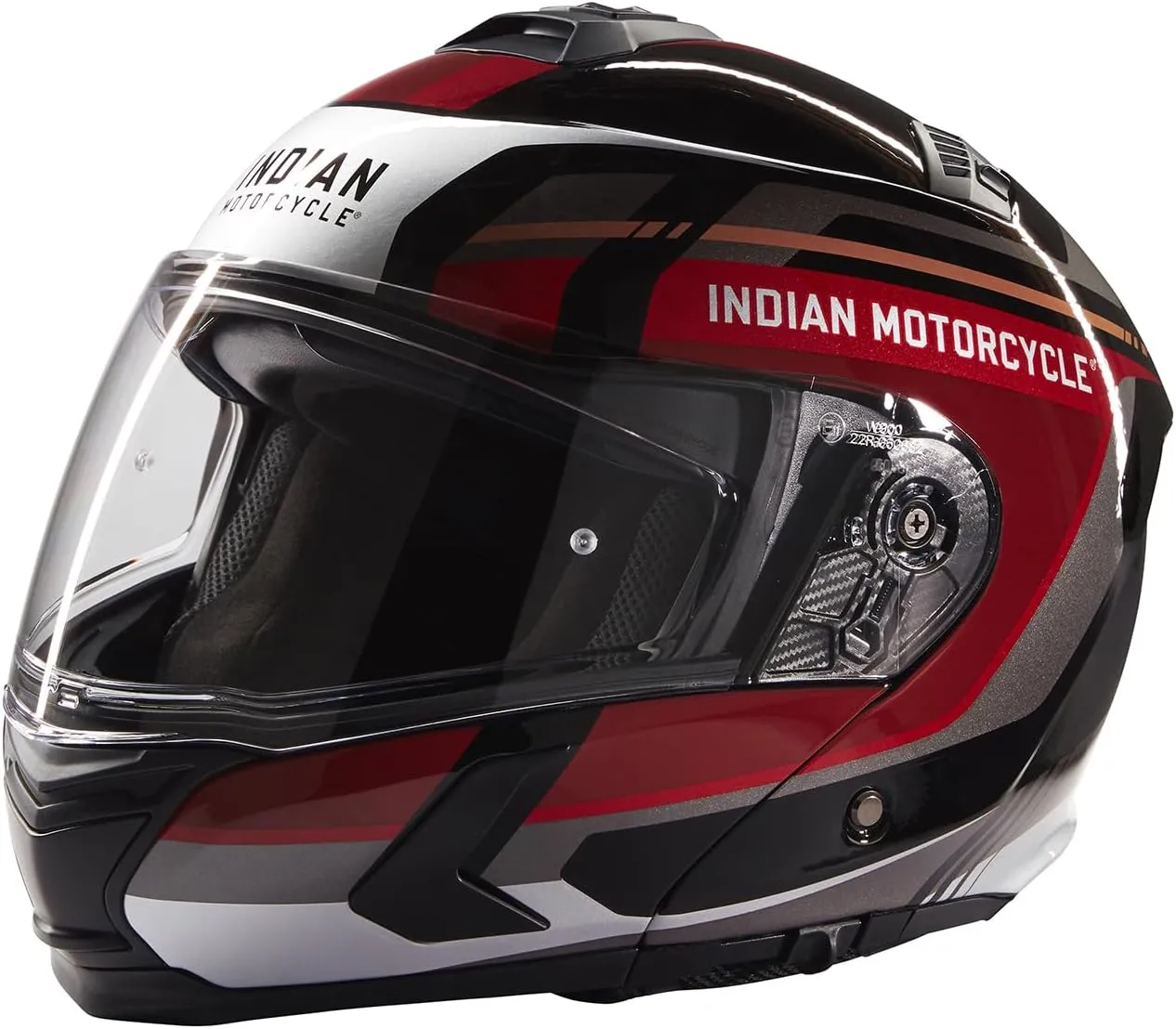 Indian Motorcycle Modular Freeway Helmet, Multicolor, Bluetooth Compatible, Flip-up Shield, Anti-Scratch, Anti-Fog - 2864650