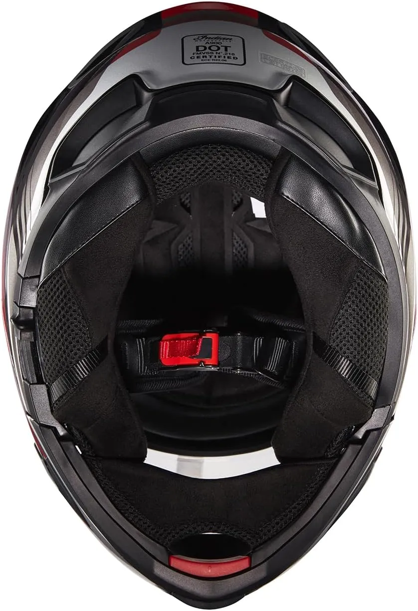 Indian Motorcycle Modular Freeway Helmet, Multicolor, Bluetooth Compatible, Flip-up Shield, Anti-Scratch, Anti-Fog - 2864650