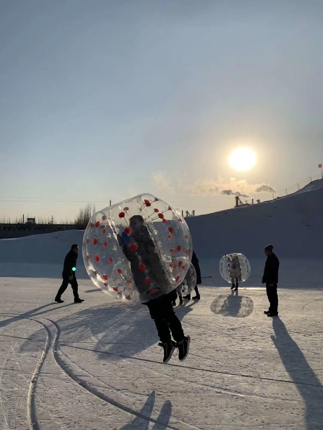 Inflatable Bumper ONE Ball for Adult Kids Bubble Soccer Balls Blow Up Toy Playground Balls Human Hamster Knocker Ball Outdoor Zorb Balls