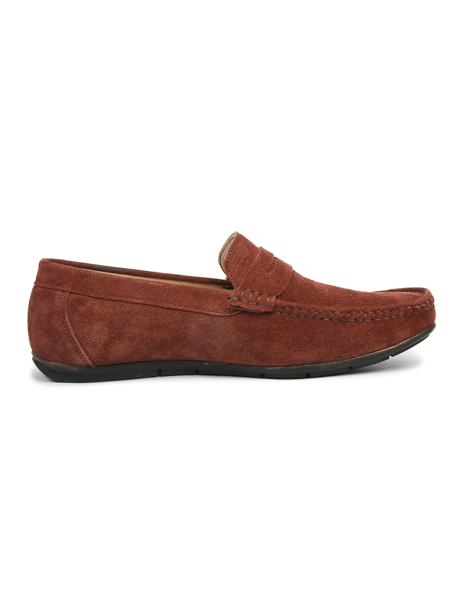 Italian Suede Leather Penny Loafers