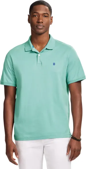 IZOD Men's Short Sleeve Interlock Polo Shirt