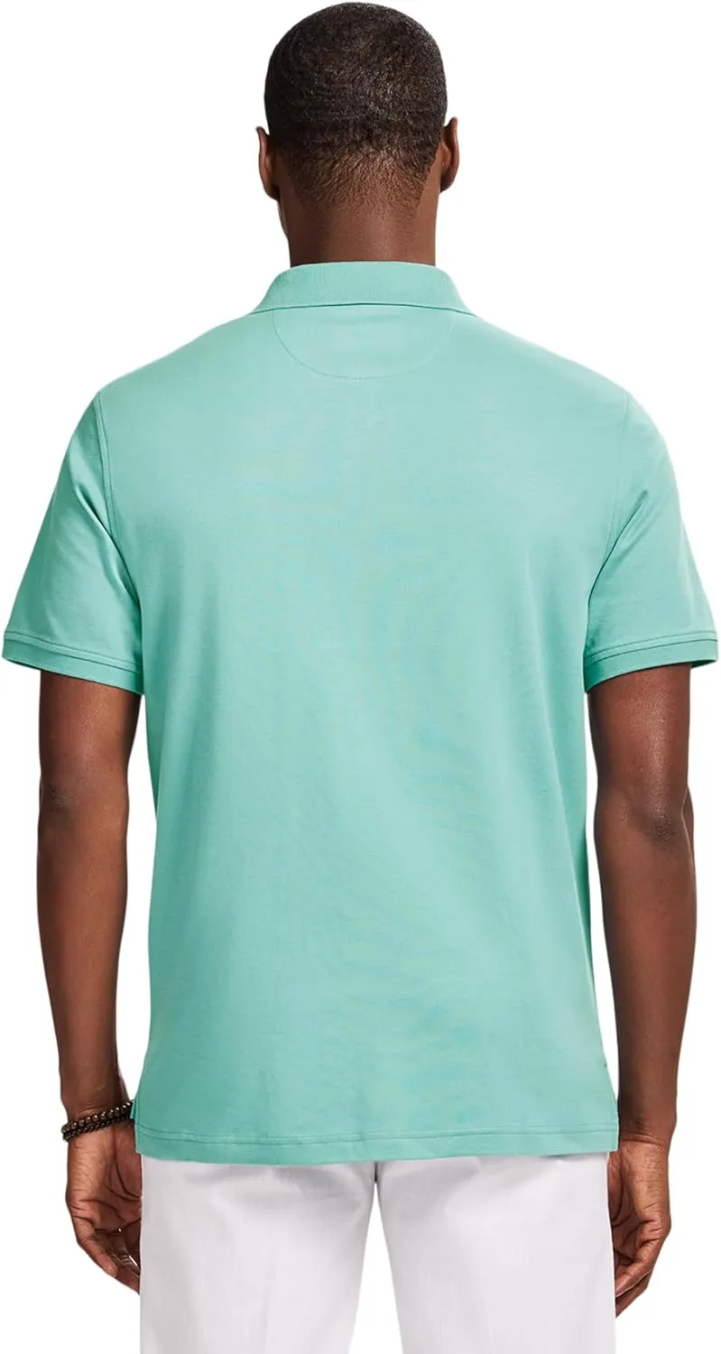 IZOD Men's Short Sleeve Interlock Polo Shirt