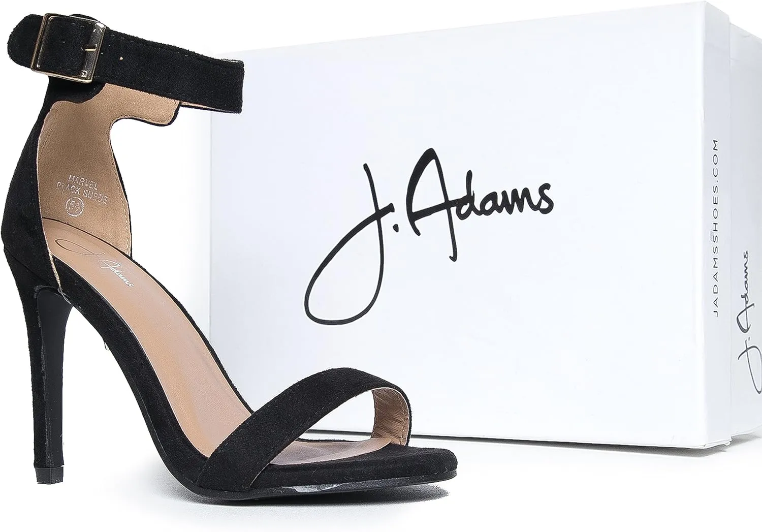 J. Adams Marvel High Heel - Comfortable Ankle Strap Strappy Sandal Dress Pump