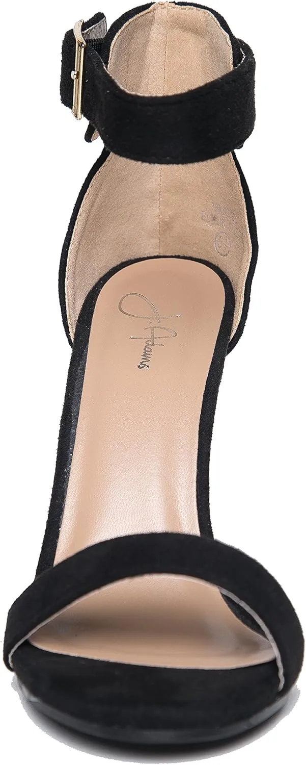 J. Adams Marvel High Heel - Comfortable Ankle Strap Strappy Sandal Dress Pump