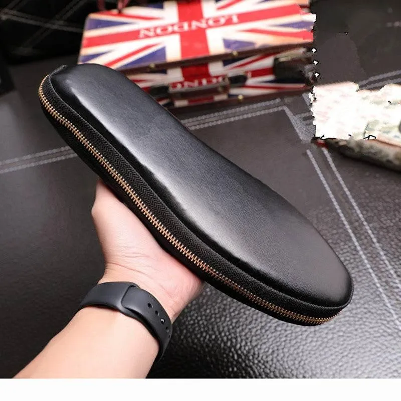Japanese Leather Slip-On Shoes - Casual Comfortable Footwear