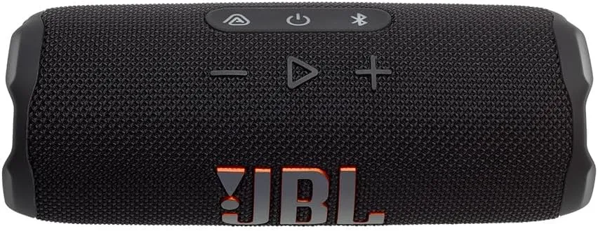 JBL FLIP 7 Waterproof Portable Speaker Bundle with gSport Silicone Sleeve (Black)