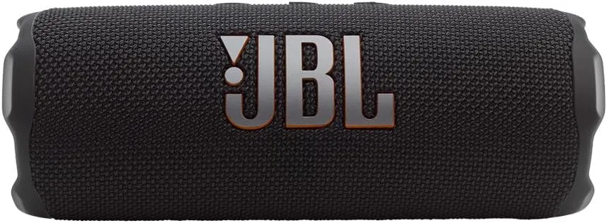 JBL FLIP 7 Waterproof Portable Speaker Bundle with gSport Silicone Sleeve (Black)