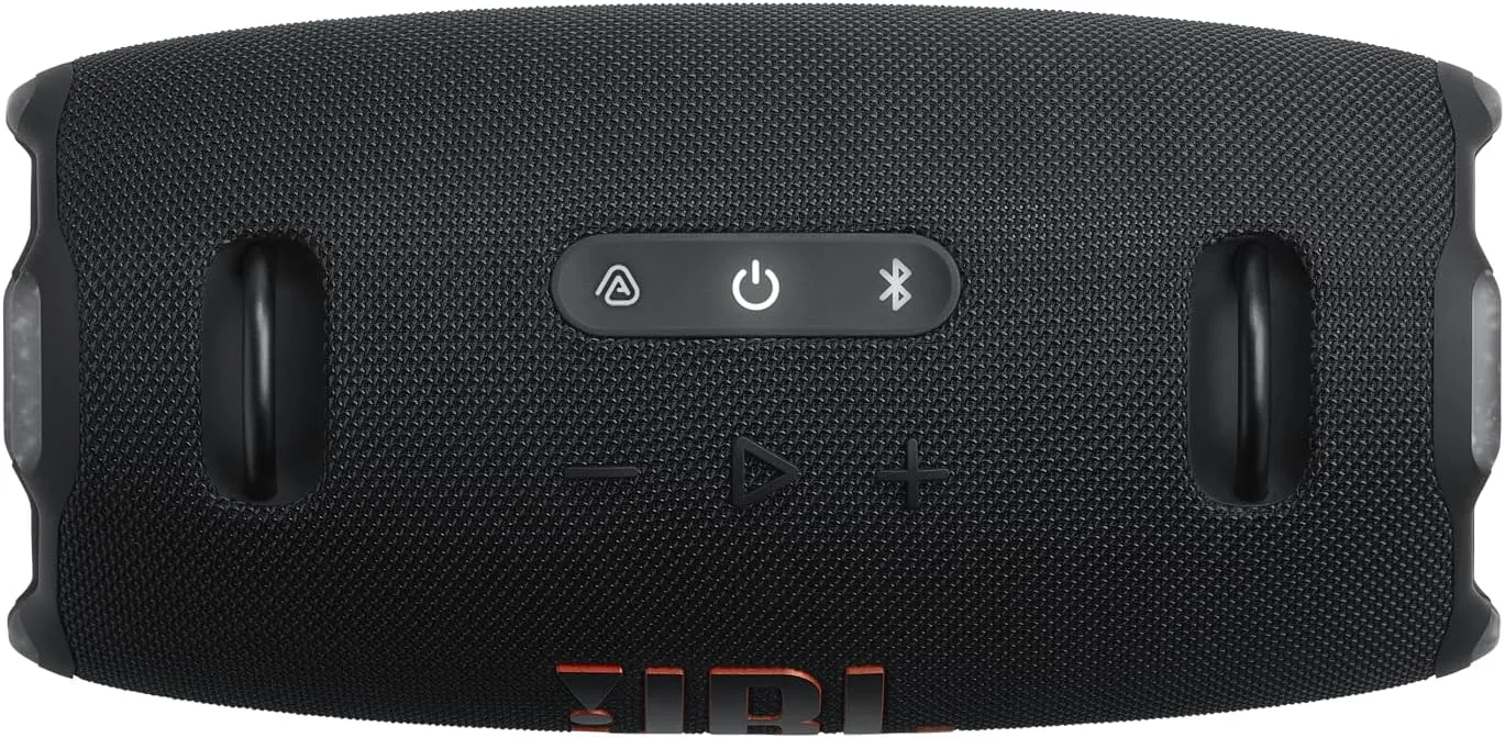 JBL Xtreme 4 Bluetooth Speaker Bundle with Shoulder Strap and gSport Silicone Sleeve (Black)