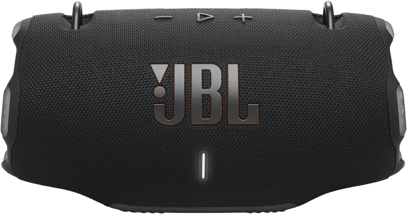 JBL Xtreme 4 Bluetooth Speaker Bundle with Shoulder Strap and gSport Silicone Sleeve (Black)