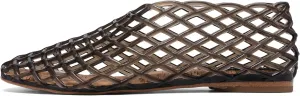 Jelly Mesh Ballet Flats - Comfortable Clear Jelly Shoes, Adult Women's Closed Toe Flats Sandals