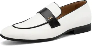 JITAI Men's Casual & Dress Loafers | Slip-On Suede Luxury Shoes with Metal Buckle Decoration for Wedding, Tuxedo, Prom, Party & Fashion Events
