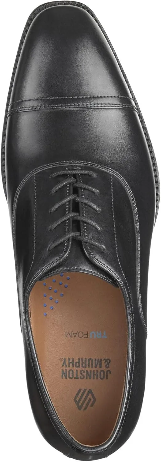 Johnston & Murphy Sullivan Cap Toe Men’s Shoe – Business Casual Leather Mens Dress Shoes, Comfortable Shoes for Men