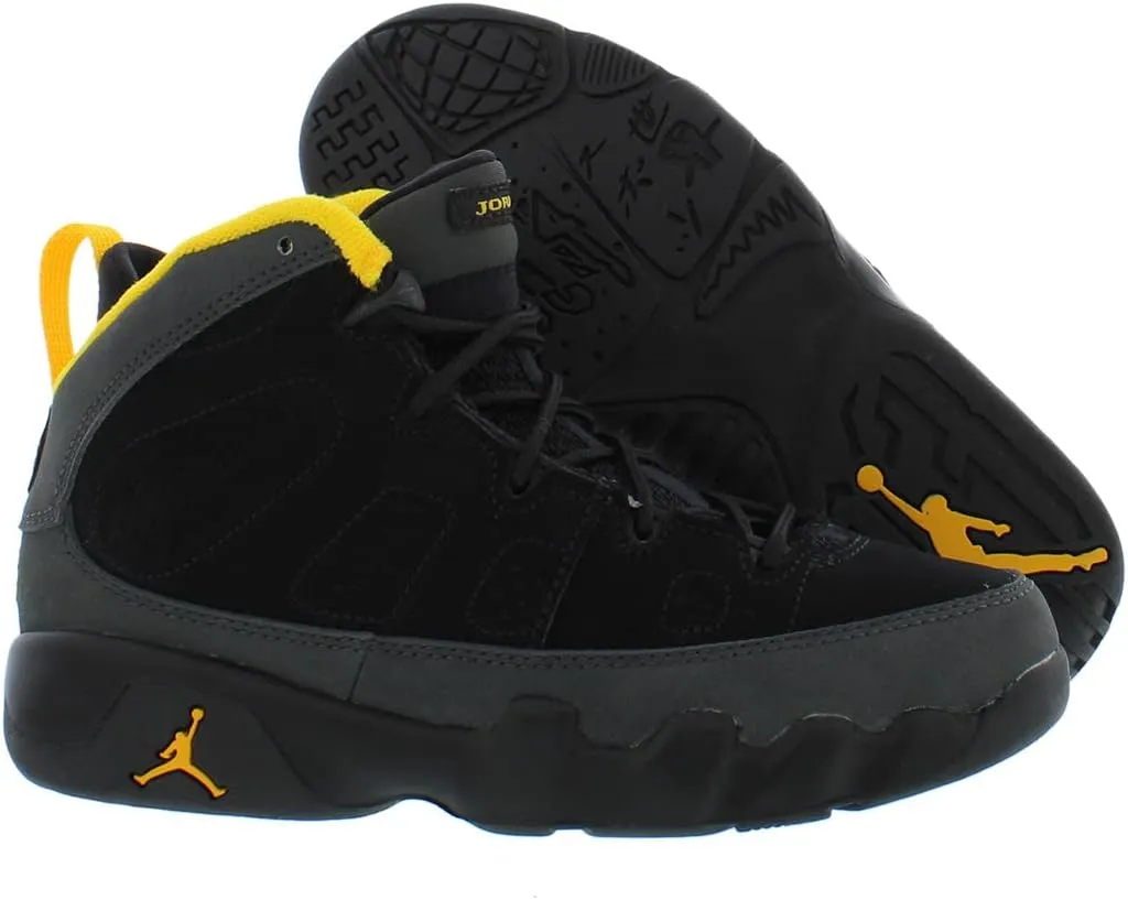 Jordan Kid's Shoes Nike Air 9 Retro (PS) Dark Charcoal University Gold 401811-070