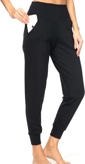Kcutteyg Womens Joggers with Pockets, Lightweight Quick Dry Athletic Workout Soft Pants for Gym, Yoga, Running
