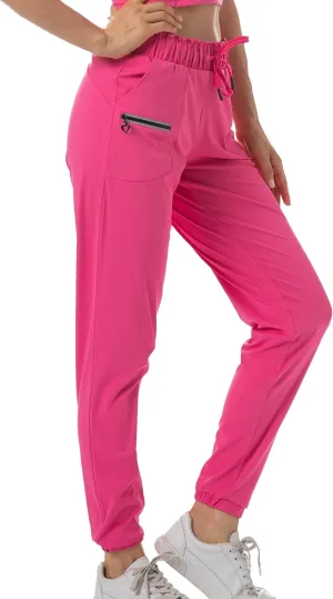 Kcutteyg Womens Joggers with Pockets, Lightweight Quick Dry Athletic Workout Soft Pants for Gym, Yoga, Running