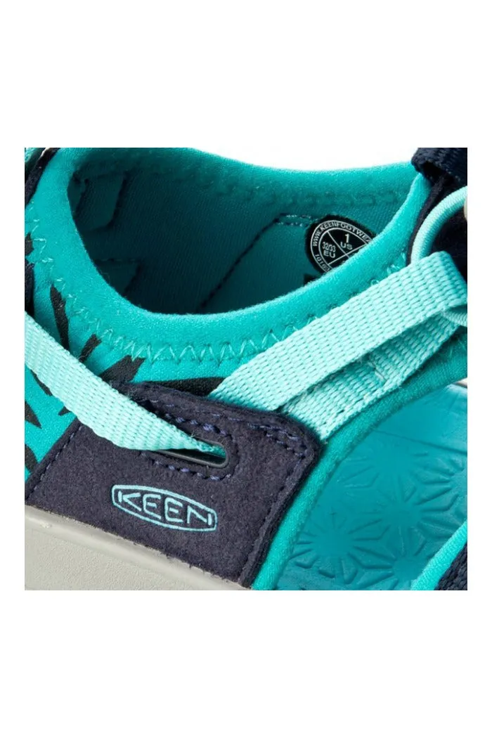 Keen Children's Moxie Sandal in Dress Blues/Viridian
