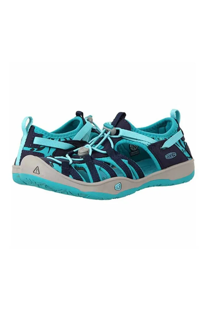 Keen Children's Moxie Sandal in Dress Blues/Viridian