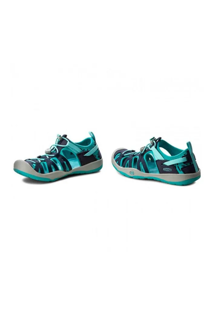 Keen Children's Moxie Sandal in Dress Blues/Viridian