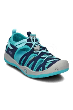 Keen Children's Moxie Sandal in Dress Blues/Viridian