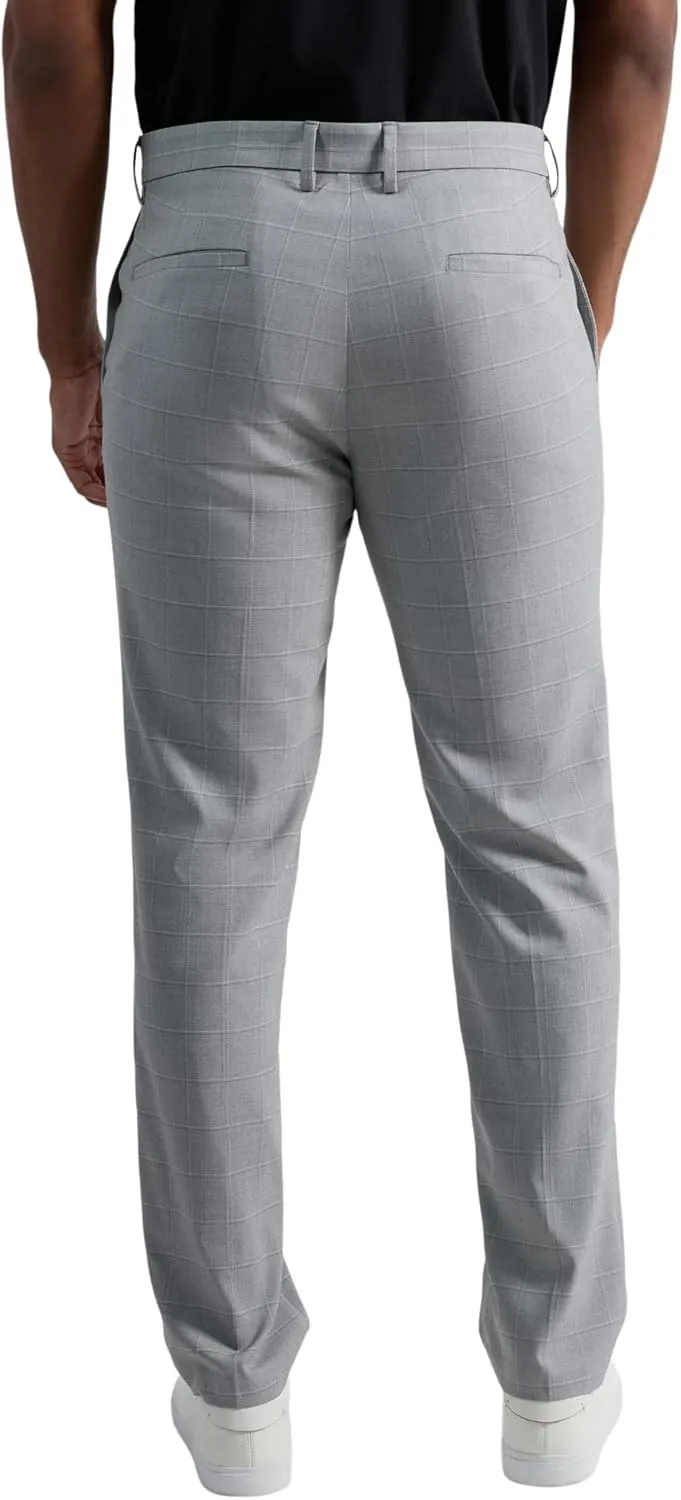 Kenneth Cole Men's Premium Flex Slim Fit Dress Pant-Patterns and Solids