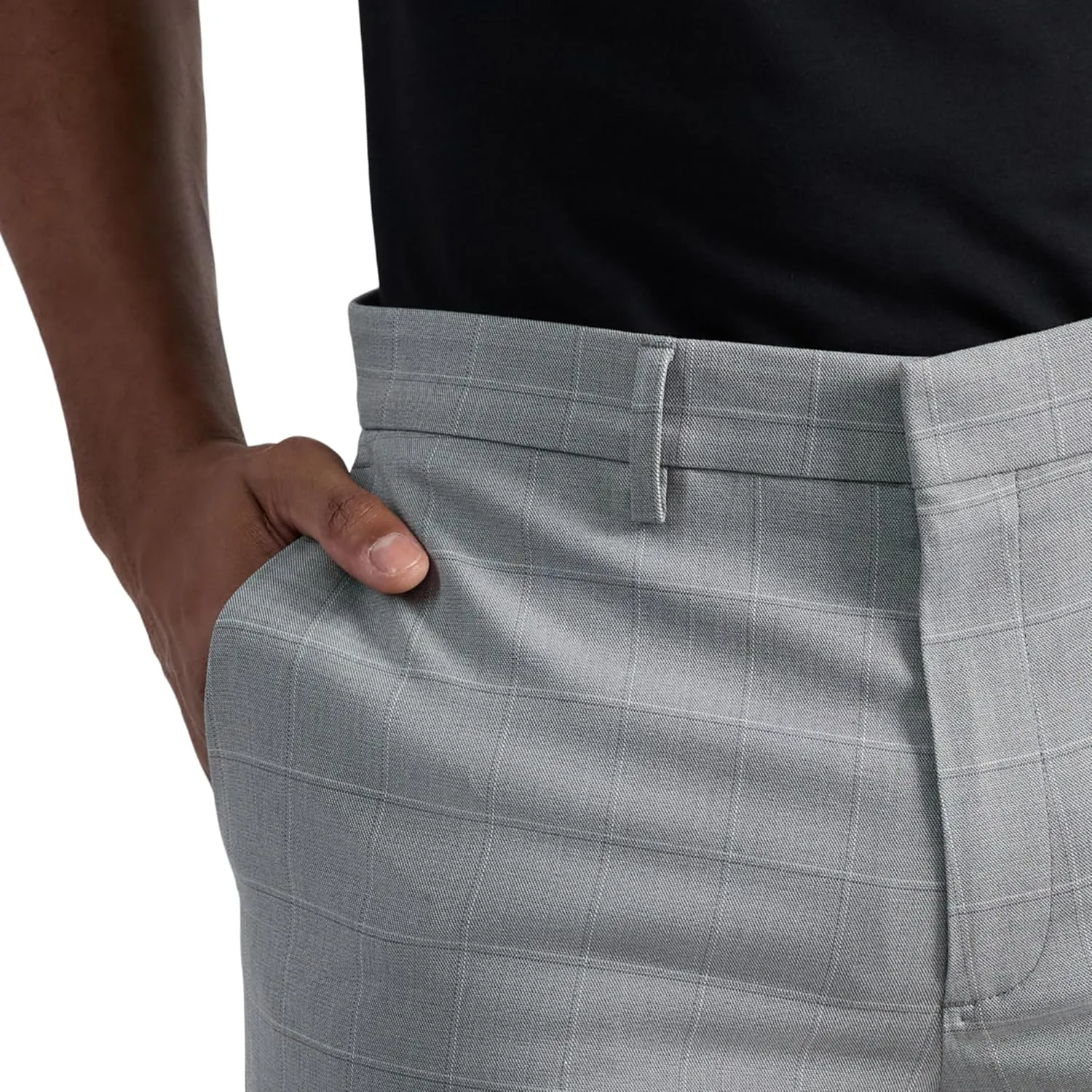 Kenneth Cole Men's Premium Flex Slim Fit Dress Pant-Patterns and Solids