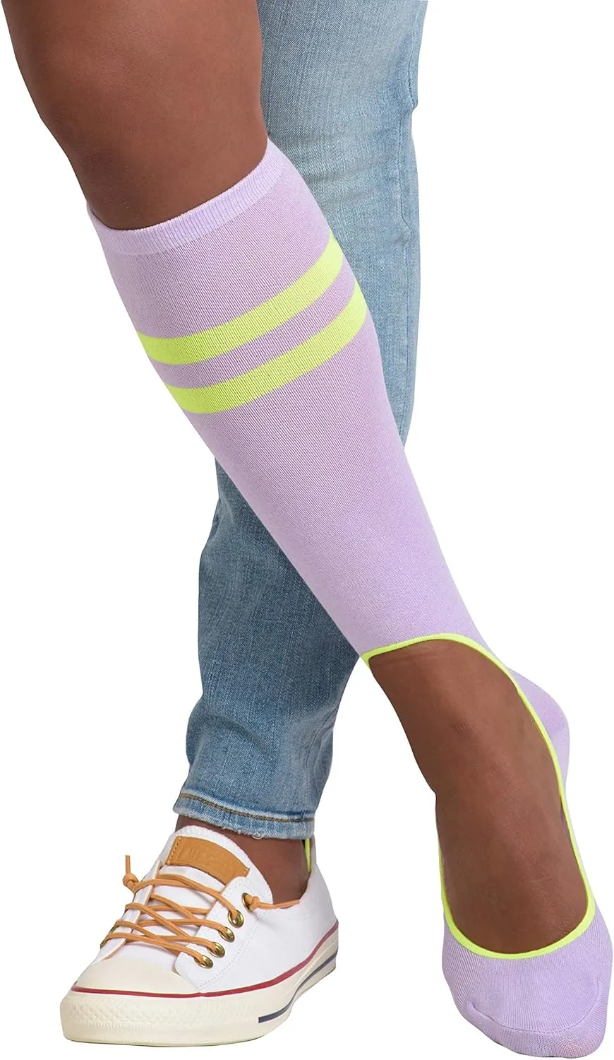 KEYSOCKS Weekend No Show Knee High Socks, Comfortable Sidekick for Casual Fun