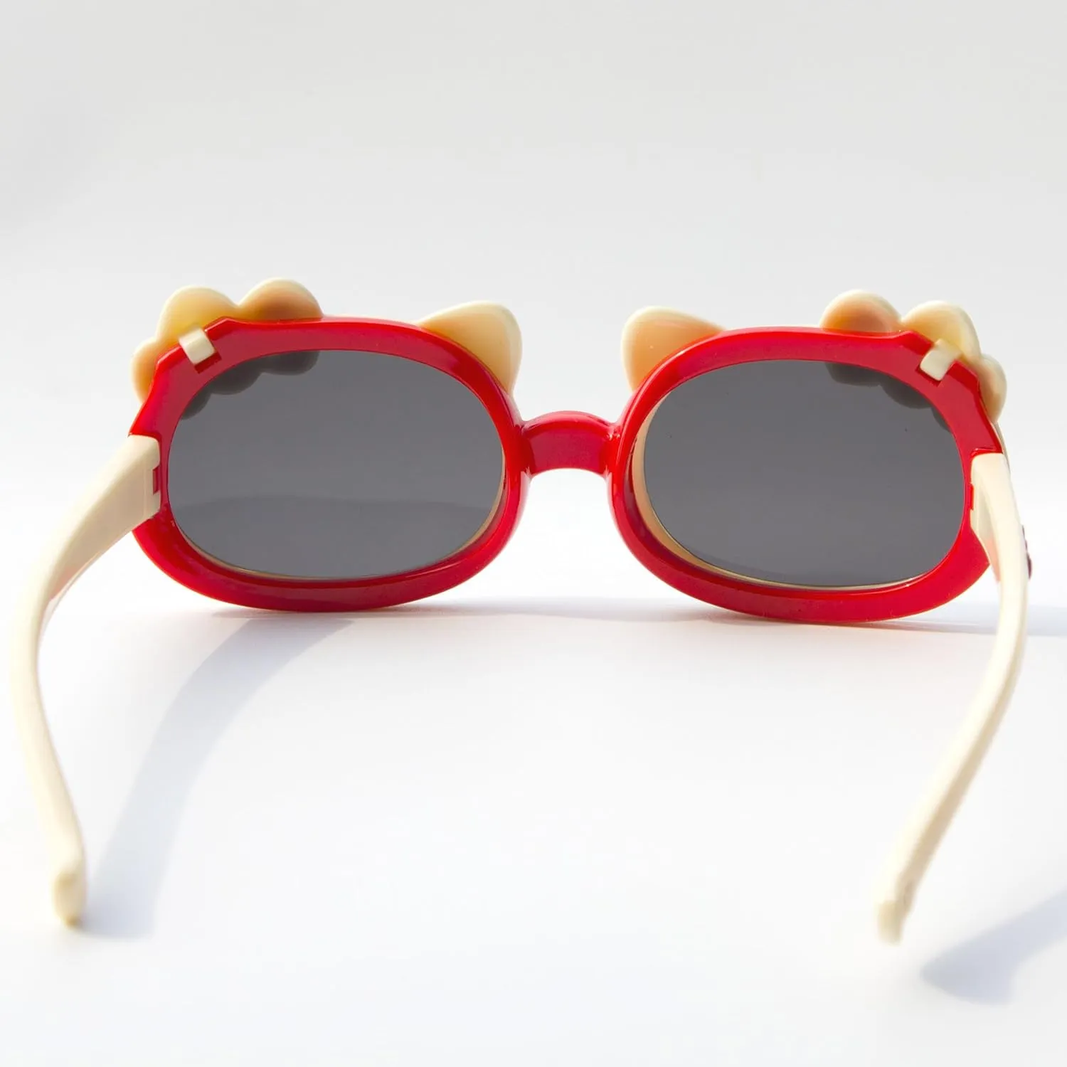 Kids Sunglasses Girls,Hello Cute Cat Girl Sunglass,Bow Ribbon Sunglasses for Girls kids,Secure Fit,UV Protection