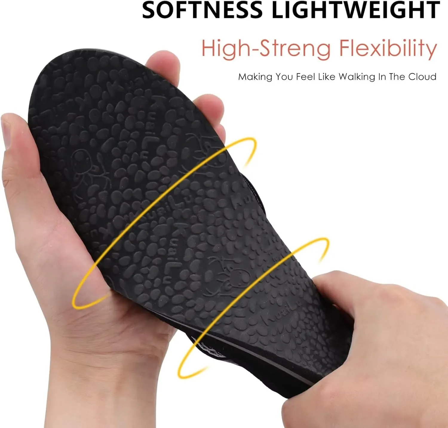 KuaiLu Womens Fashion Flip Flops Ladies Lightweight Summer Beach Yoga Mat Thong Sandals with Comfortable Arch Support