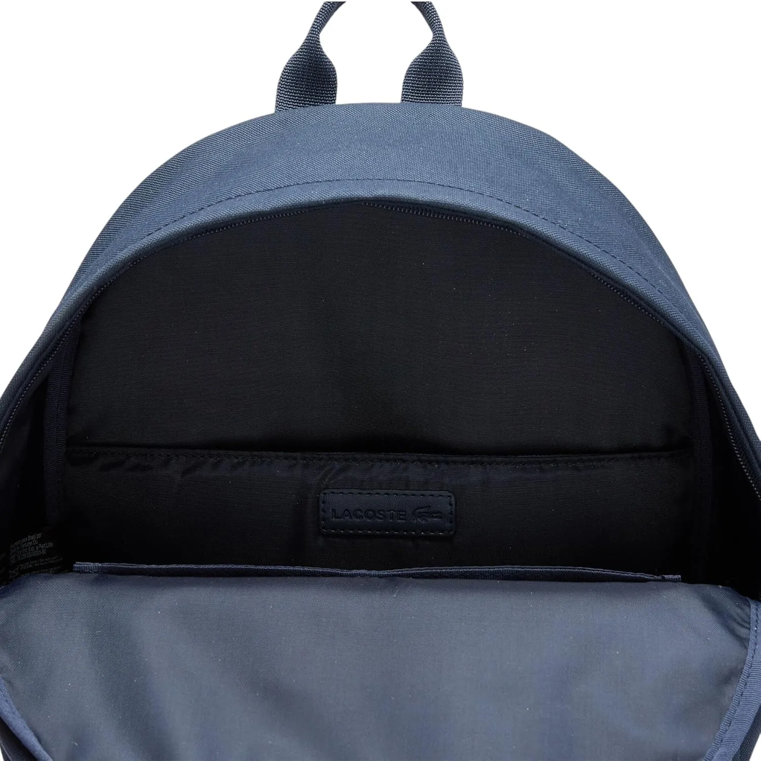 Lacoste Men's Sinpople Monogramme Backpack, Midnight Blue, One Size