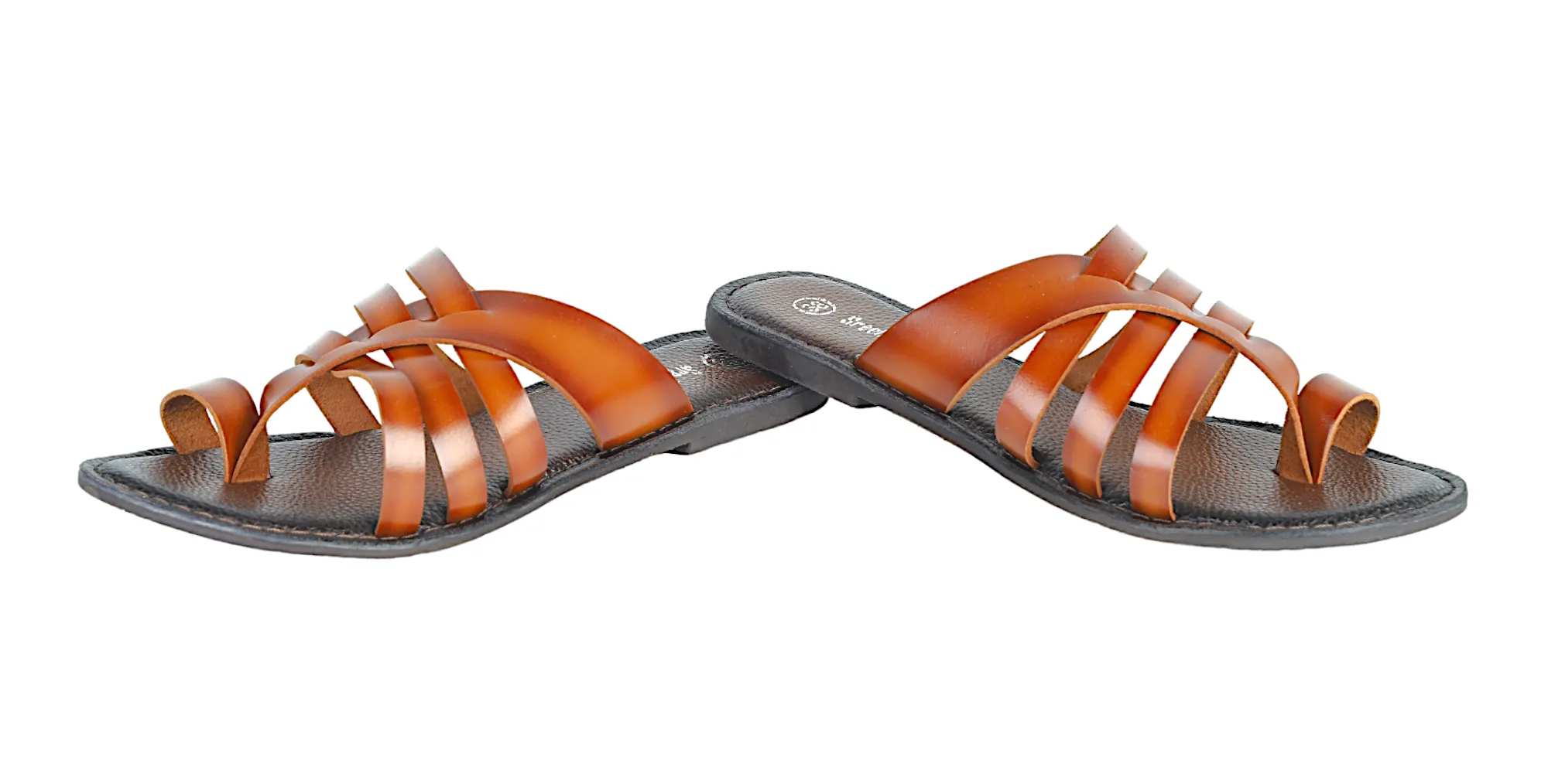 LADIES FLAT LEATHER CHAPPAL 999525