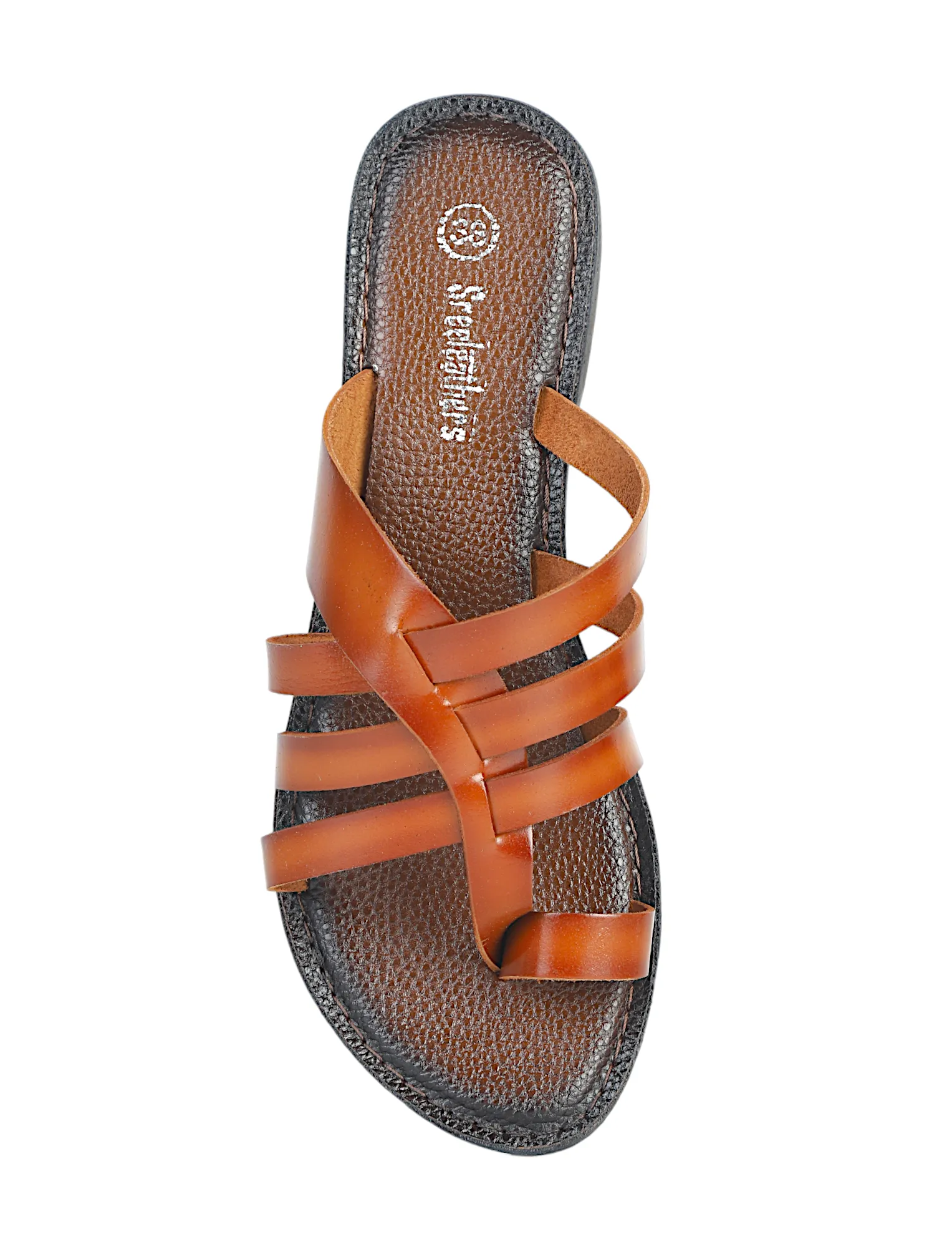 LADIES FLAT LEATHER CHAPPAL 999525