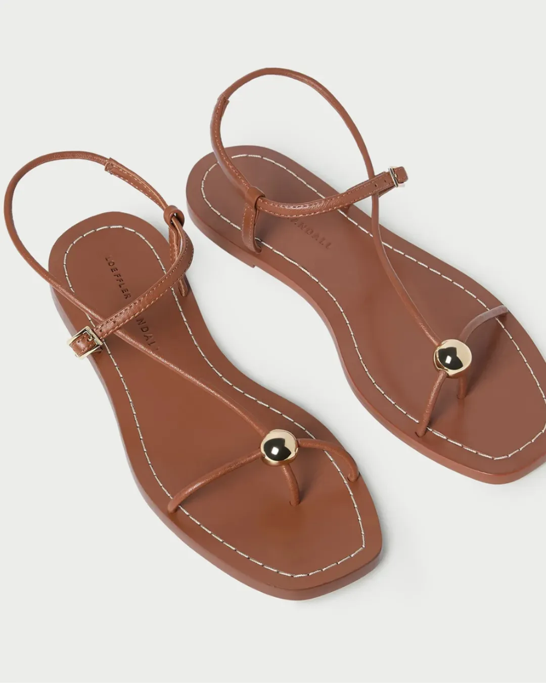 LARA STRAPPY FLAT SANDAL WITH BALL