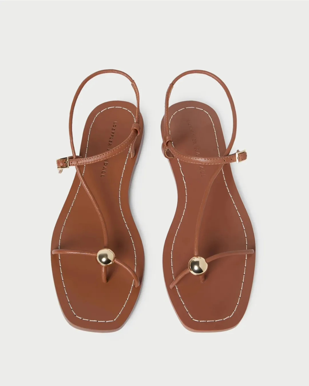 LARA STRAPPY FLAT SANDAL WITH BALL