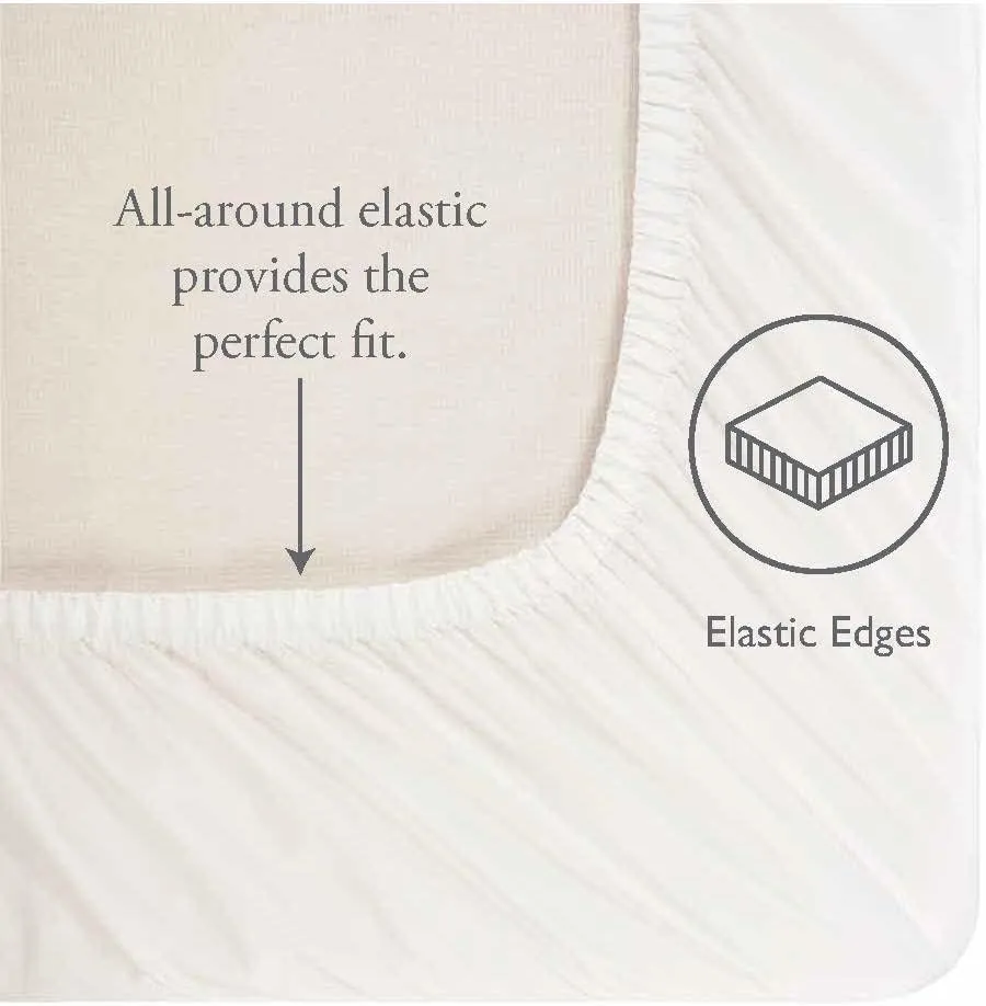 Laura Ashley - King Sheets, Soft Sateen Cotton Bedding Set - Sleek, Smooth, & Breathable Home Decor (Petite Fleur Heather, King)