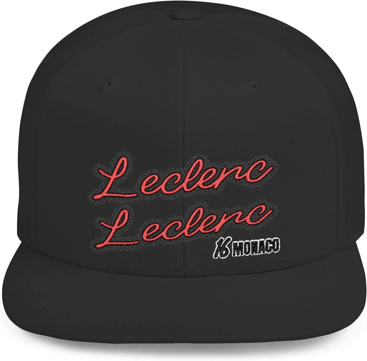 Leclerc Hat | Inspired Racing Driver Flat Bill Snapback Cap | Motorsports Fan Gear, Team Merchandise | Gift for Race Fans