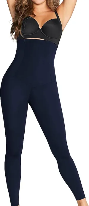 Leonisa High Waisted Compression Leggings for Women – Shapewear Gym Leggings