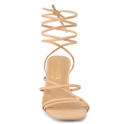 Lilly Heeled Sandal with Removable Ankle Tie