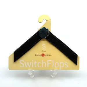 Lindsay Phillips Switchflops | 'Aleece' Interchangeable Flip-Flop Straps | Color: Black | Size: S | NEW
