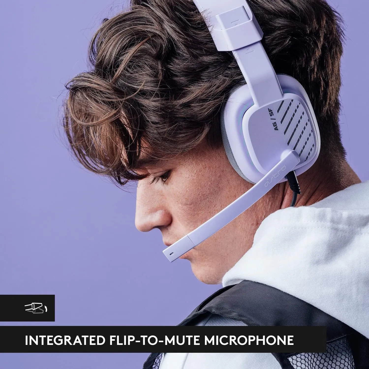 Logitech G Astro A10 Gen 2 Cross-Platform Wired Gaming Headset for PlayStation 5/4, Xbox S|X, Nintendo Switch, PC: 3.5mm Headphone Jack, 32mm Drivers, Flip-to-Mute Mic, Over-Ear - Lilac
