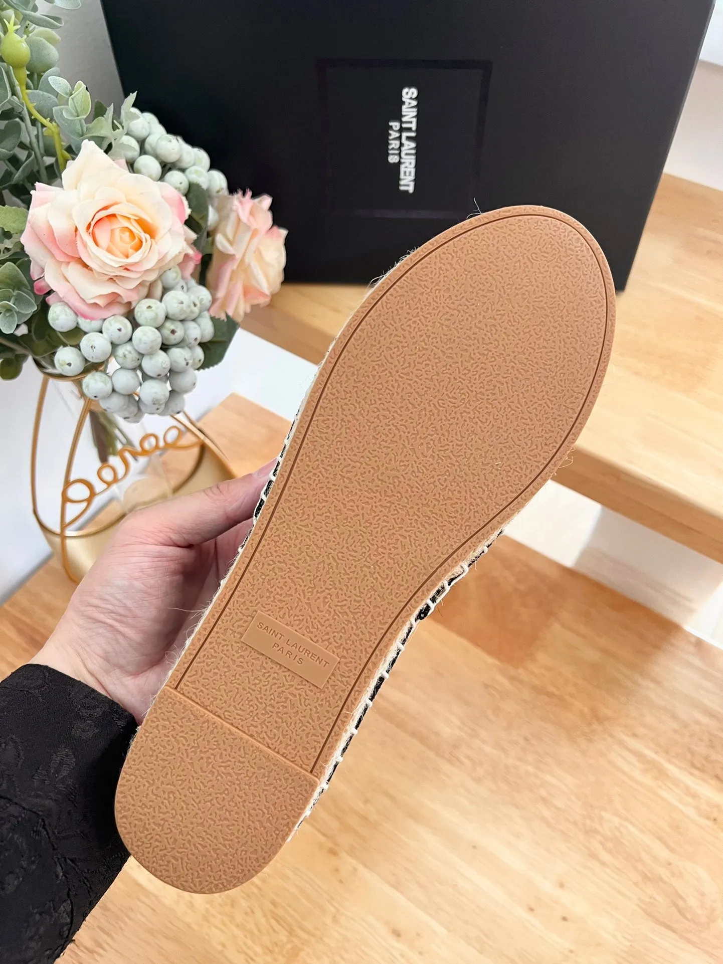 LOGO Laurent CANVAS Cyber Monday deal CREAMY WHITE Saint SLIP Reliable delivery ON YVES SL