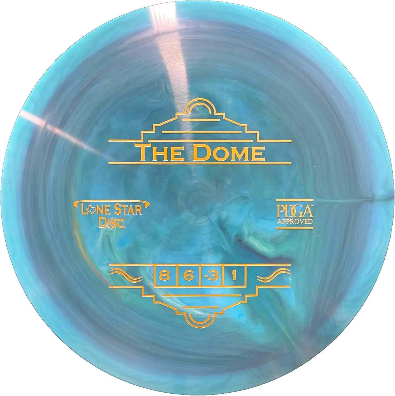 Lone Star Disc Alpha The Dome | Understable Disc Golf Fairway Driver | Durable & Smooth Premium Plastic | Easy Turnover or Roller Disc | Colors May Vary