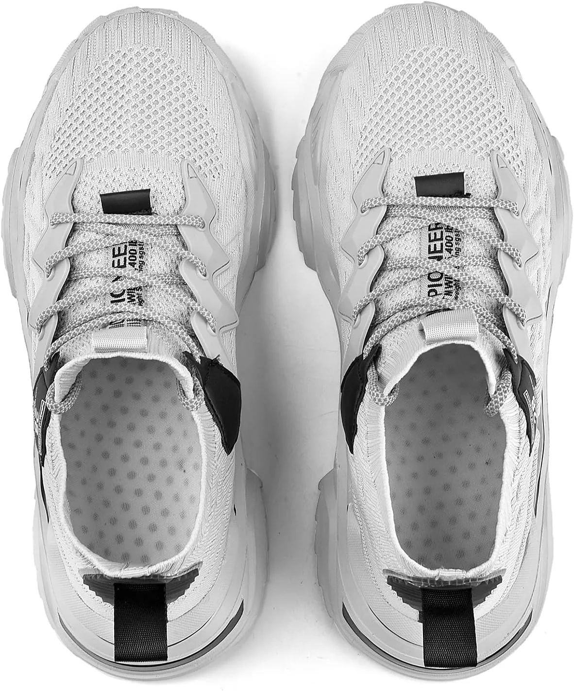 MATRUPLE Mens Fashion Sneakers High Top Casual Shoes Athletic Walking Mesh Comfortable Sports Shoe