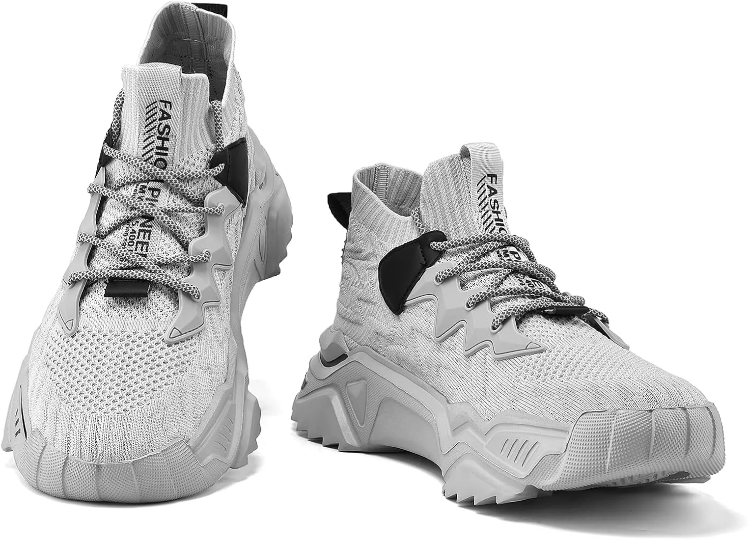 MATRUPLE Mens Fashion Sneakers High Top Casual Shoes Athletic Walking Mesh Comfortable Sports Shoe