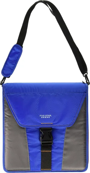 Mead 2" Five Star Zipper Binder 580 Sheet Capacity with Durable Shoulder Carrying Strap